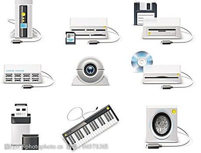 矢量素材 電子科技產品的視覺表達